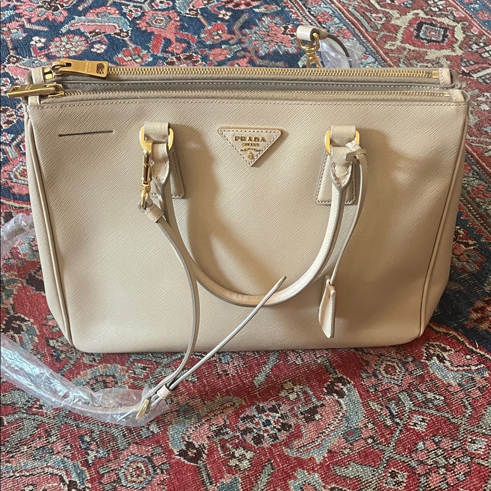 Prada Beige Galleria Bag
